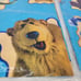 Bear in the Big Blue House Gift Wrap Paper American Greetings Jim Henson 3 Sheet