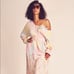 LoveShackFancy Naveen V-Neck Pullover Sweater Tie Dye Fairy Tale Women’s Small