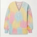 LoveShackFancy Naveen V-Neck Pullover Sweater Tie Dye Fairy Tale Women’s Small