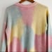 LoveShackFancy Naveen V-Neck Pullover Sweater Tie Dye Fairy Tale Women’s Small