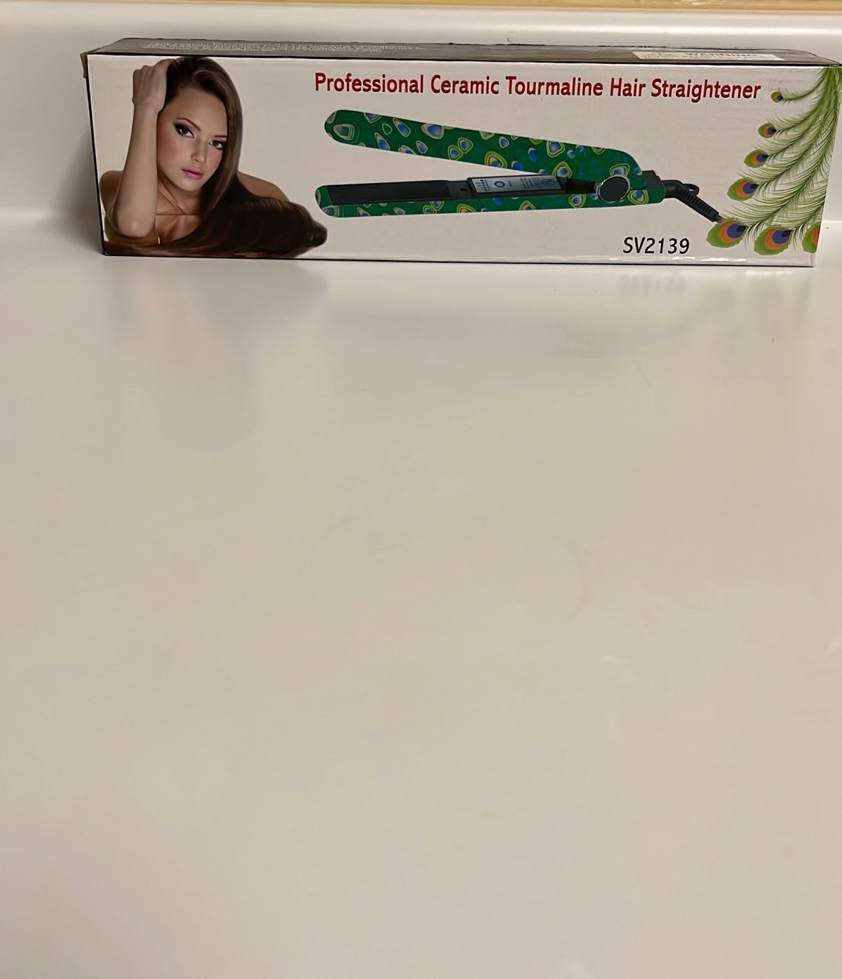 Ceramic tourmaline hair straightener