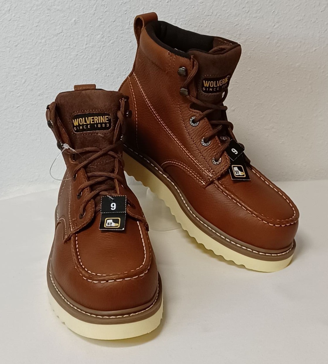 Wolverine Men Steel Toe Boot Size 9D