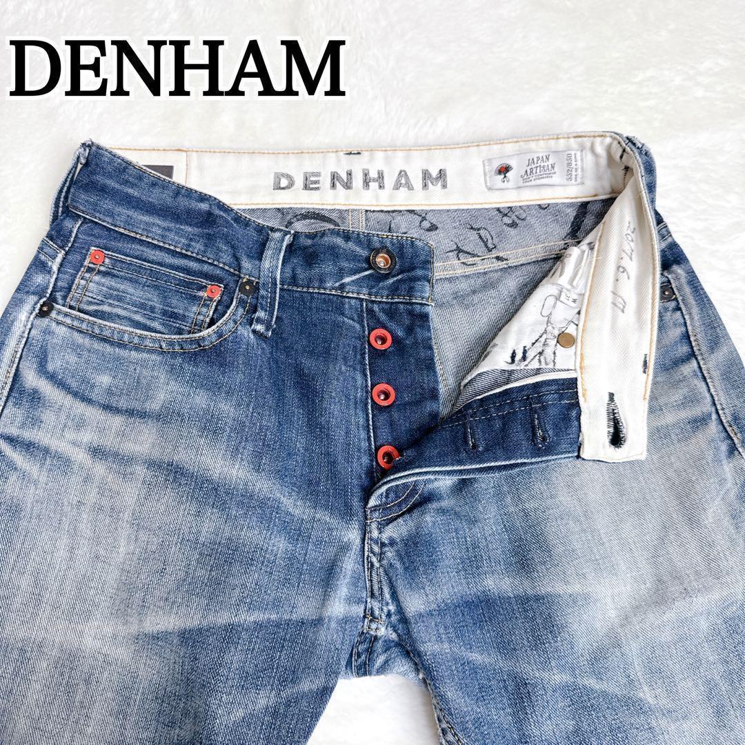 Rare ✨【DENHAM】RAZOR SLIM FIT Red Selvedge Denim