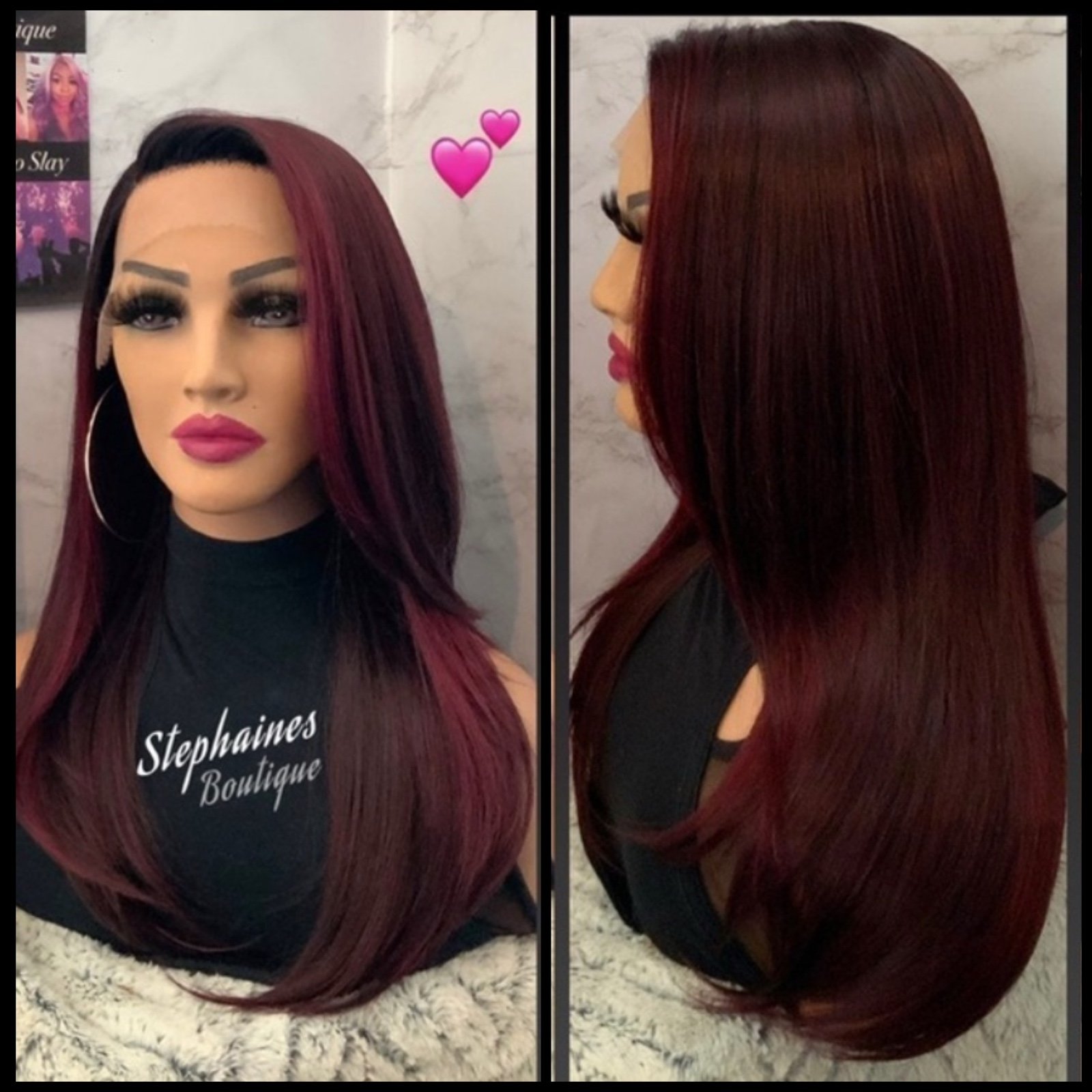 Human Hair Blended Lace Front Wig