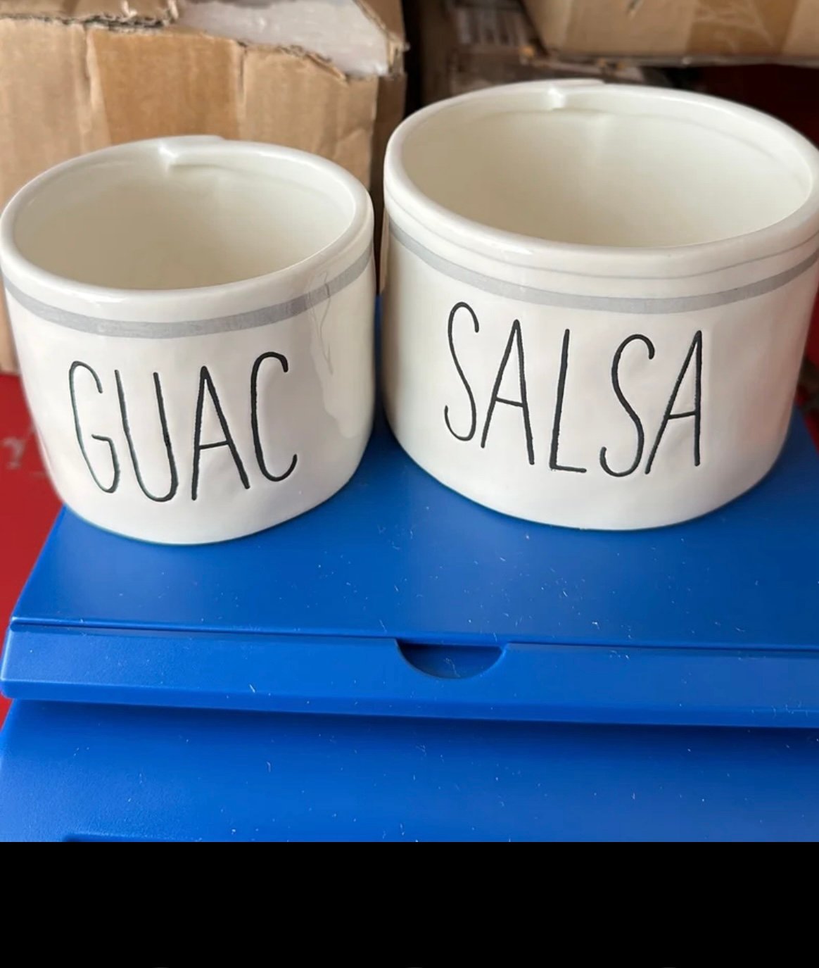 Mud pie Salsa And Guac Bowls