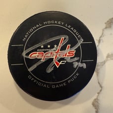 John Carlson Signed Washington Capitals Official Game Puck