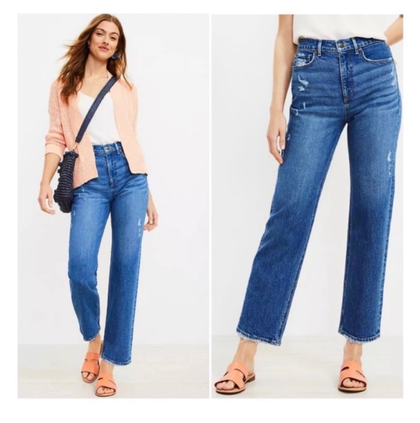 LOFT 90’S STRAIGHT LEG JEANS SIZE 27