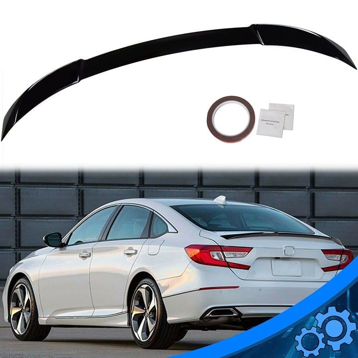 2018-2021 Honda Accord JDM V Style Rear Spoiler Gloss Black Spoiler Brand New