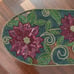 NWT Handcrafted Glass Beaded+, Table Run