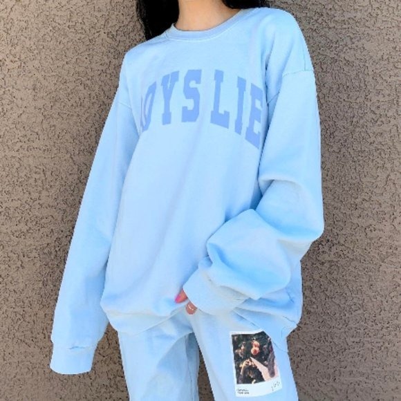 Boys Lie Catching Feelings Crewneck OS