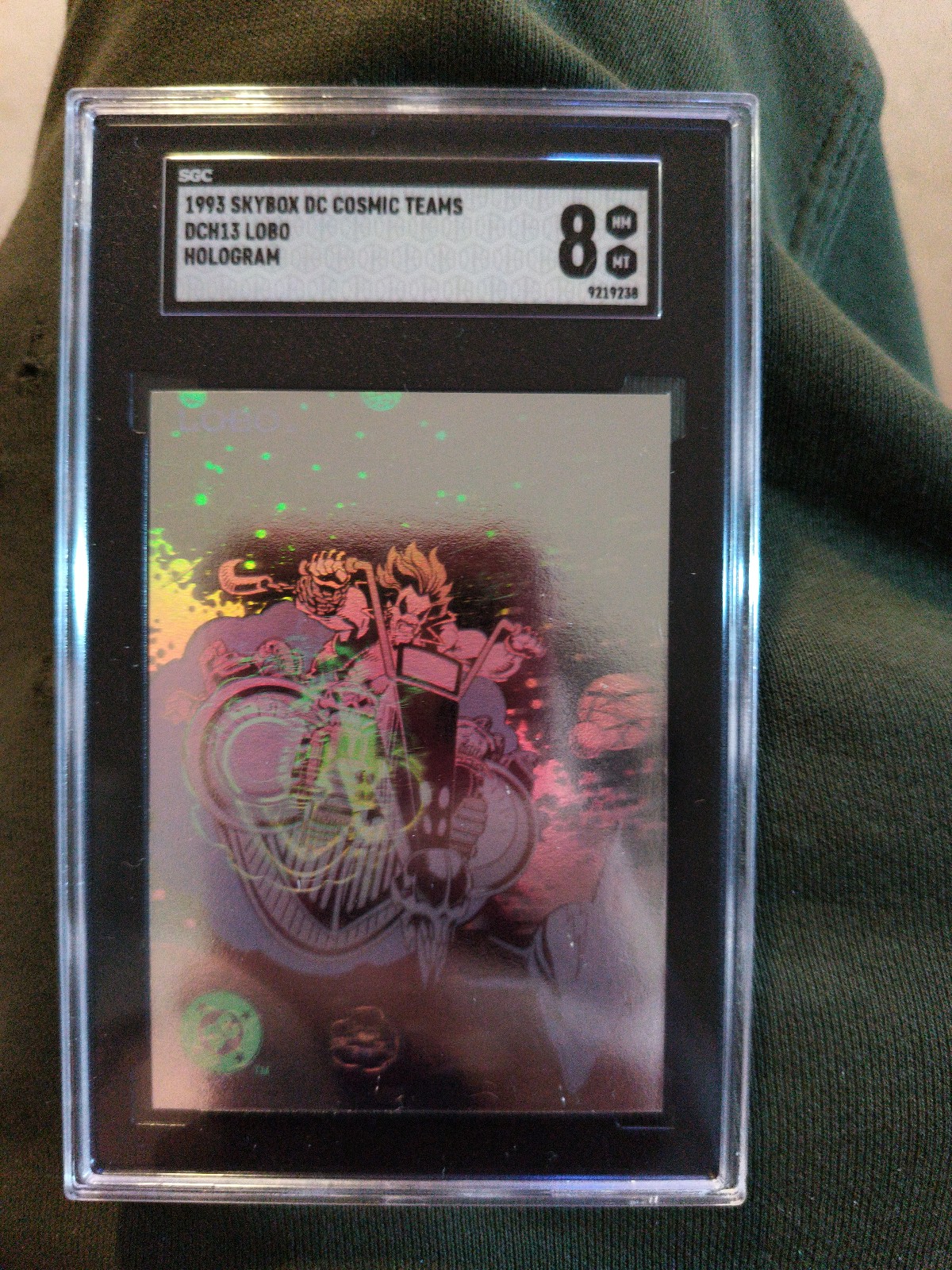 1993 skybox DC cosmic teams lobo hologram SGC 8