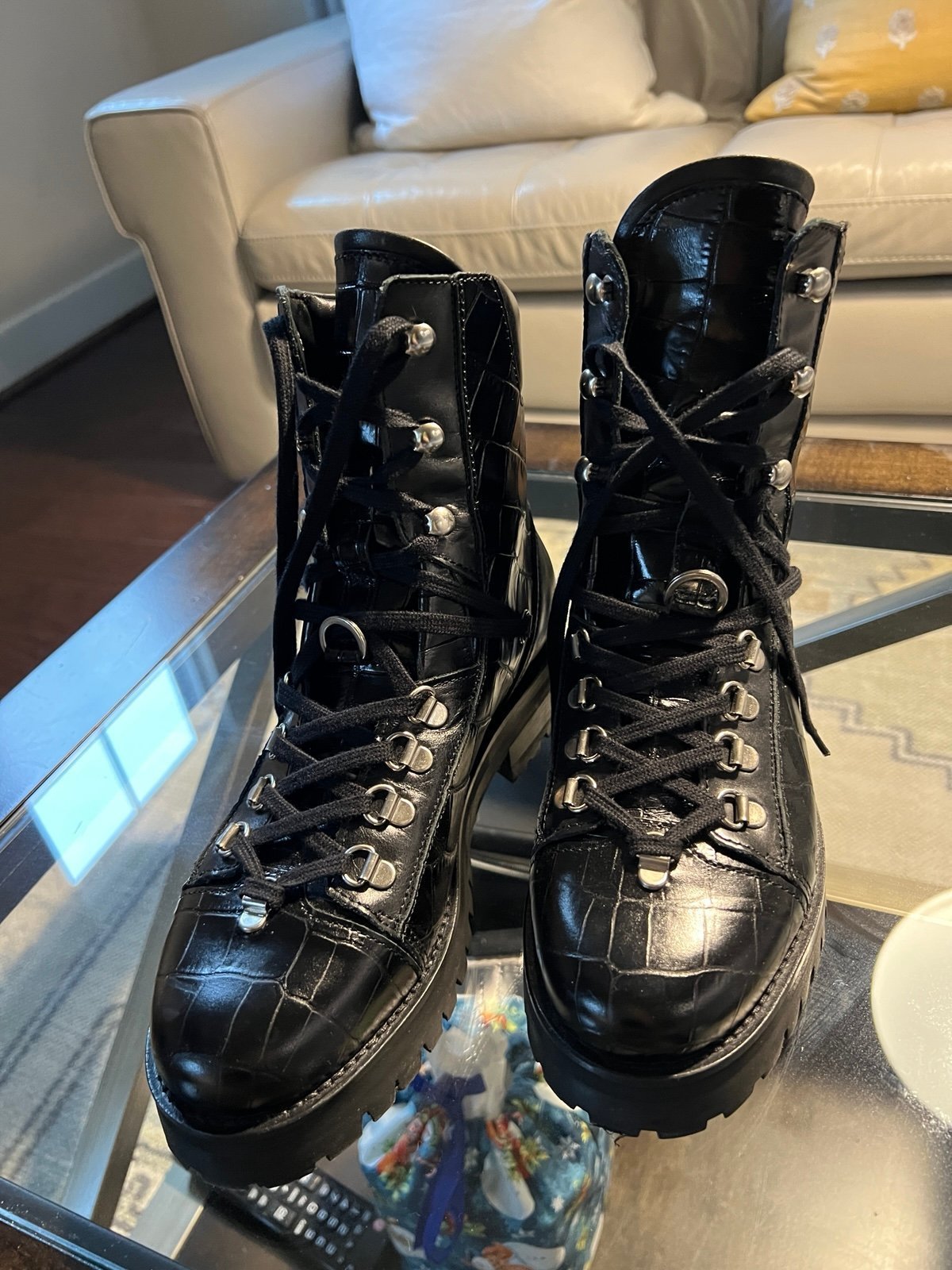 All Saints women leather boots