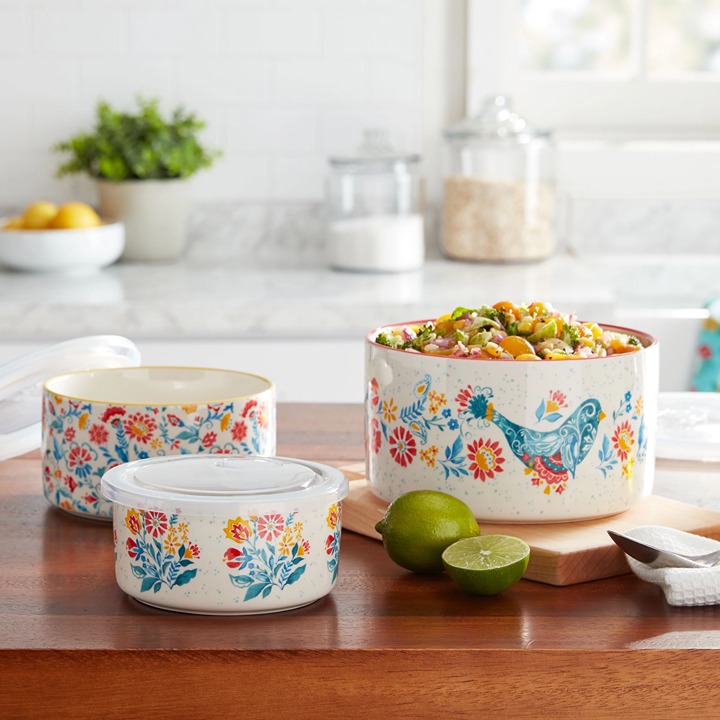 The Pioneer Woman Mazie 6-Piece Round Ceramic Nesting Bowls-dtgr The Pioneer Woman Mazie 6-Piece Round Ceramic Nesting Bowls-dtgr