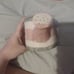A clay watering can