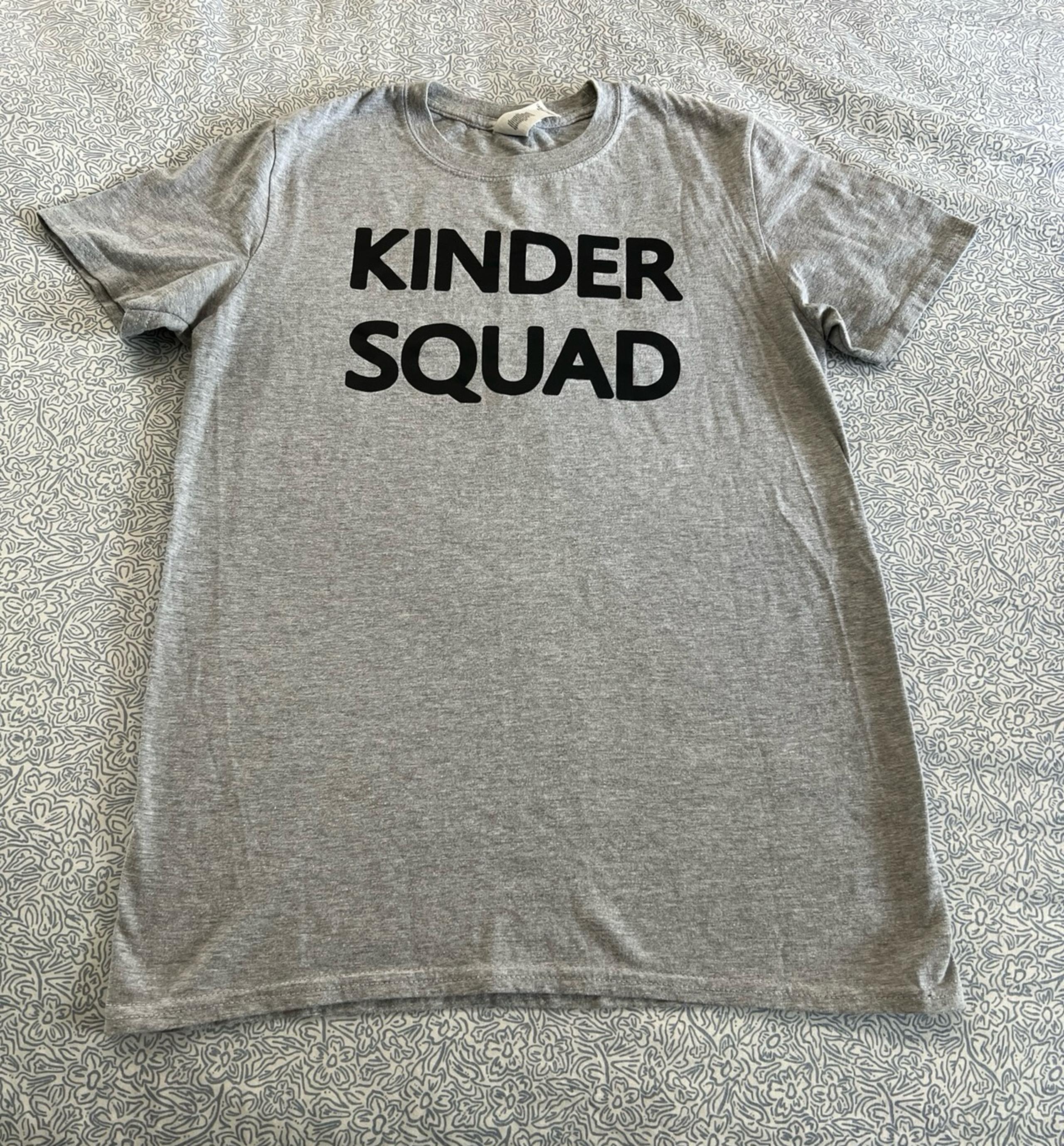 Kinder squad kindergarten teacher t-shirt small