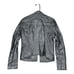 Hollister Women's Small Black Faux Leather Zip Jacket Moto Grunge Biker Y2K