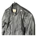 Hollister Women's Small Black Faux Leather Zip Jacket Moto Grunge Biker Y2K
