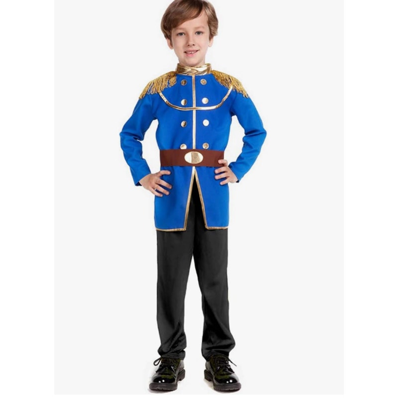 Boy’s Free Beauty Handsome Prince 3 Piece Set Costume New Size M (6-7)