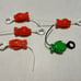 Huge Lot Of Mixed Beyblade Figure Parts