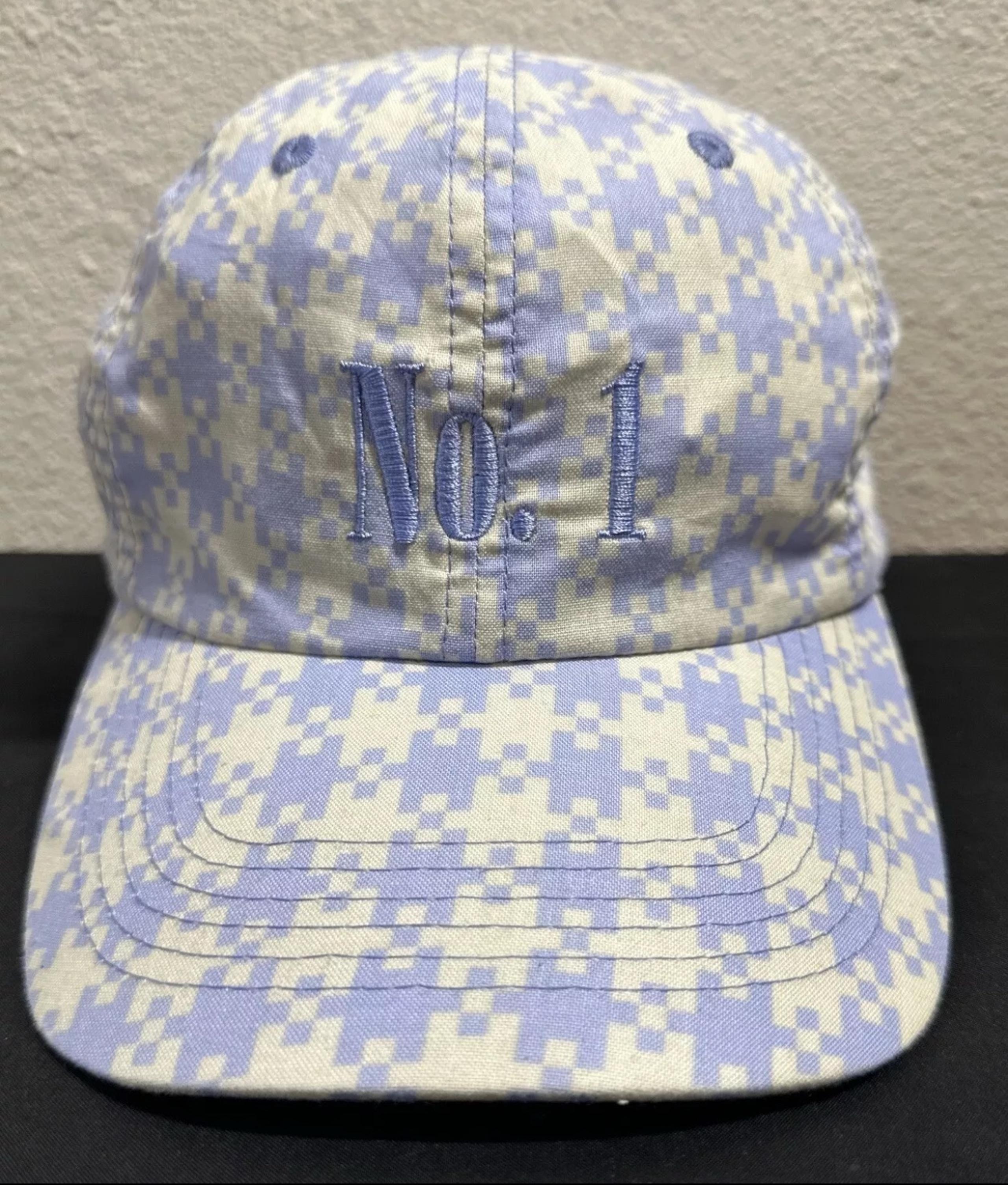 Baggu No. 1 ORGANIC COTTON Adjustable BASEBALL CAP in Purple Pixel Hat