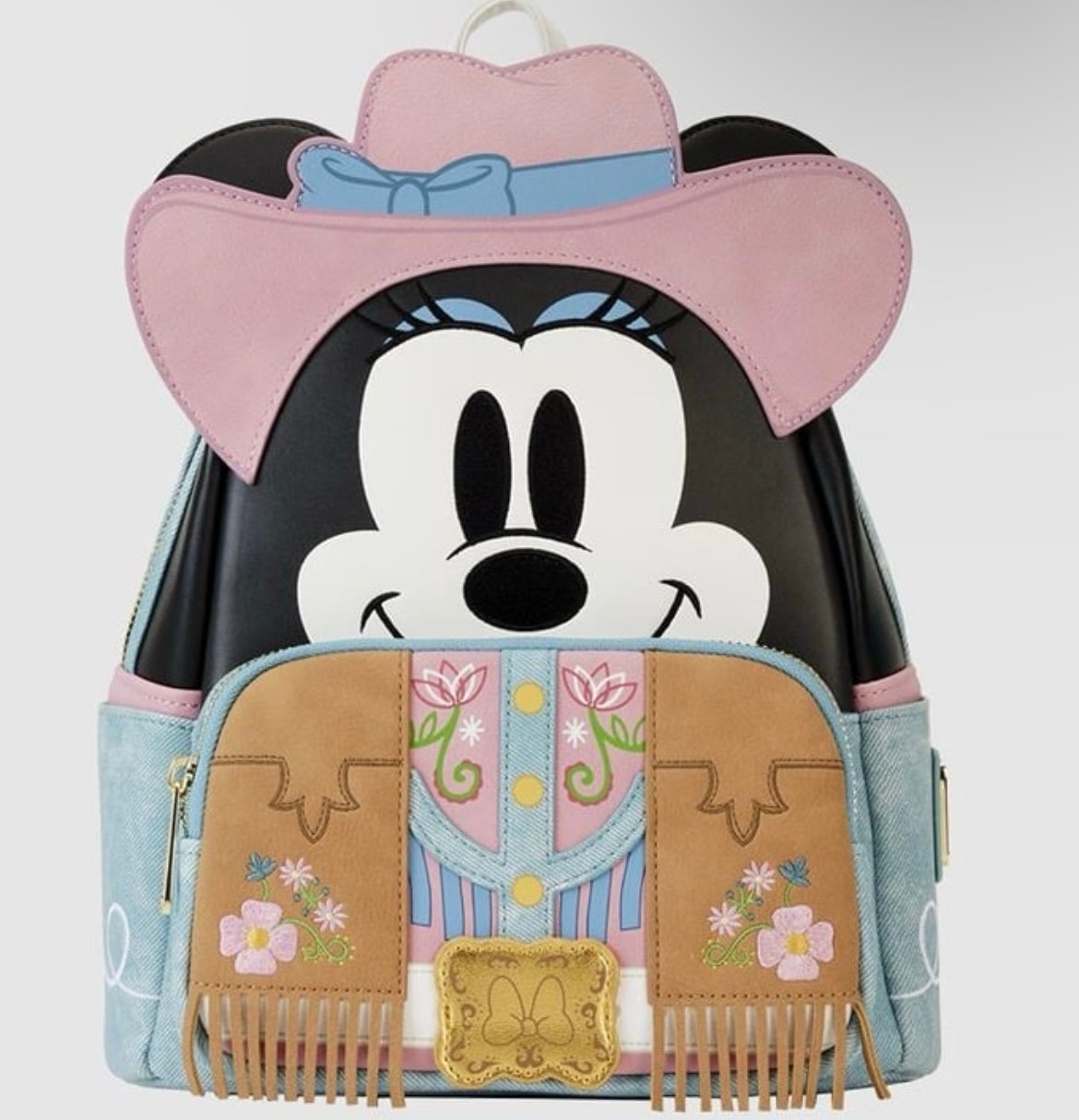 Loungefly Western Minnie Mouse Cosplay Mini Backpack