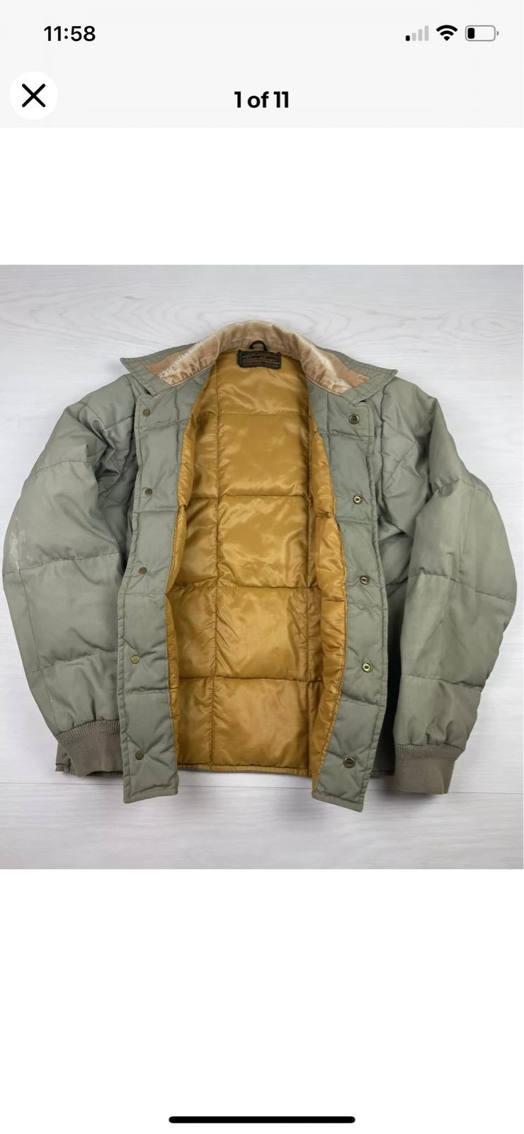 Vintage Eddie Bauer Down Puffer Jacket