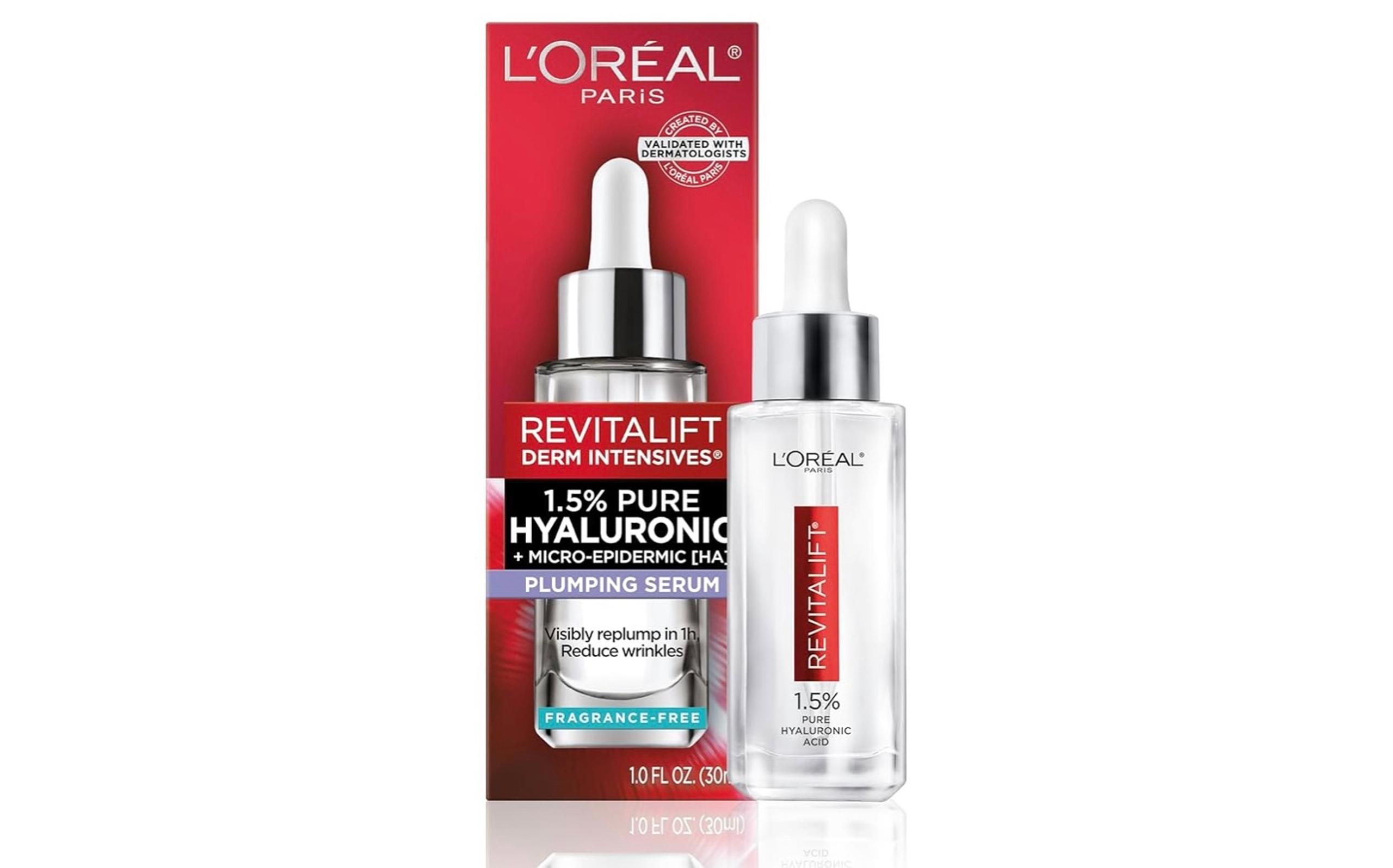 L’Oréal - Revitalift Hyaluronic Acid Serum (1 oz) - Anti-Aging Hydration Face