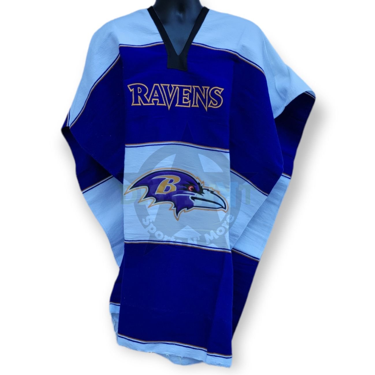 Baltimore Ravens Embroidered Poncho