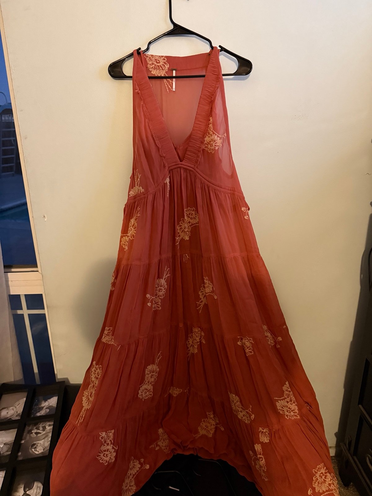 Free People Size small Boho Runaway With Me Midi Dress