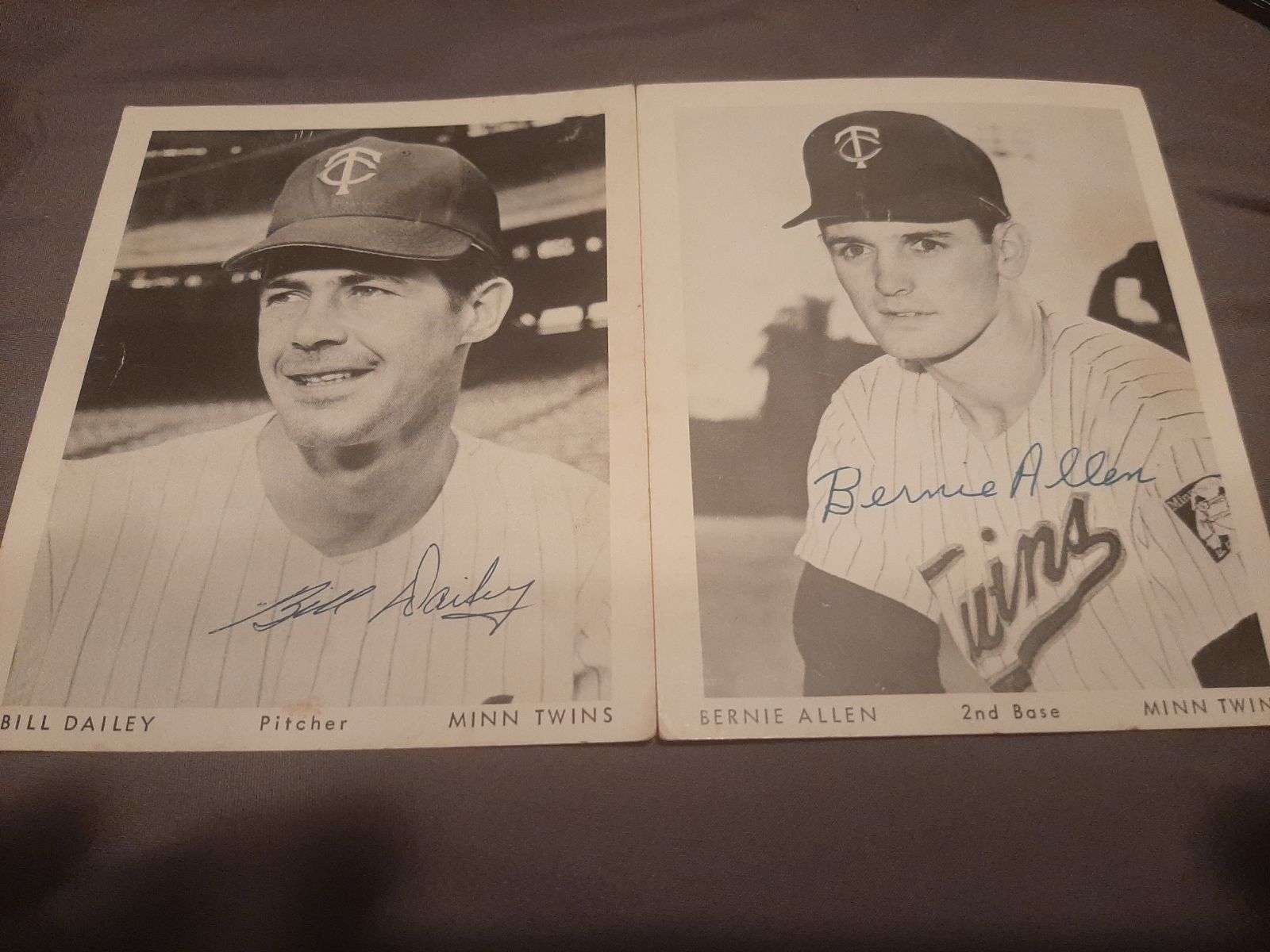 Mn twins auto picture of Dan Baily, and