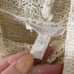 EILEEN FISHER cream organic cotton turtleneck sweater