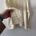 EILEEN FISHER cream organic cotton turtleneck sweater