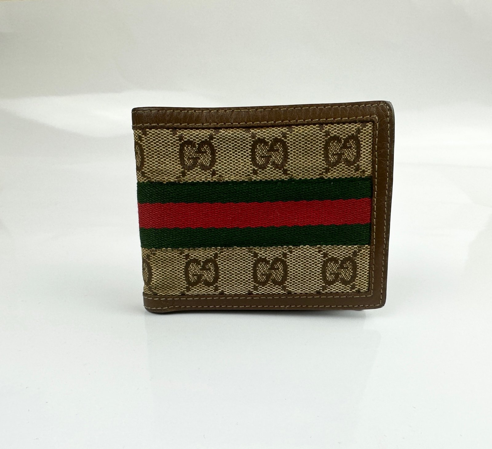 Authentic Gucci GG Striped Wallet