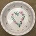 Valentine NWOT handmade 10” pie plate with heart sweet pea center