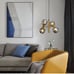 4-Light Gold Sputnik Chandelier Pendant Light Lighting