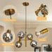 4-Light Gold Sputnik Chandelier Pendant Light Lighting
