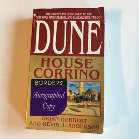Dune House Corrino SIGNED Brian Herbert & Kevin J Anderson 2001 Paperback Book