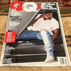 VINTAGE KANYE WEST GQ MAGAZINE COLLECTORS
