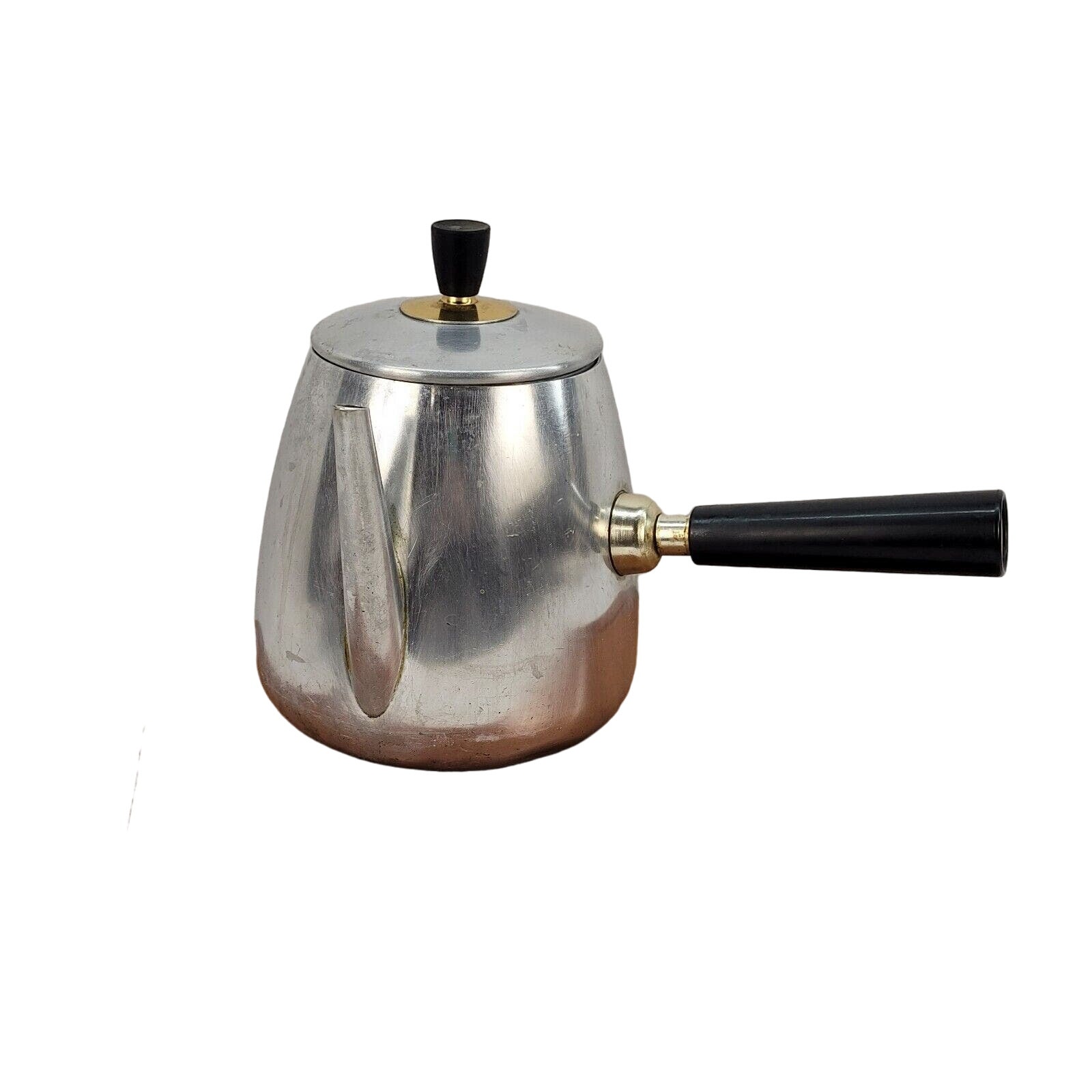Vtg Elegance by Regal Ware Aluminum Melting Coffee Pot Tea Kettle Long Handle