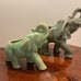 Vintage Set of Ceramic Elephant Planters