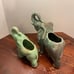 Vintage Set of Ceramic Elephant Planters