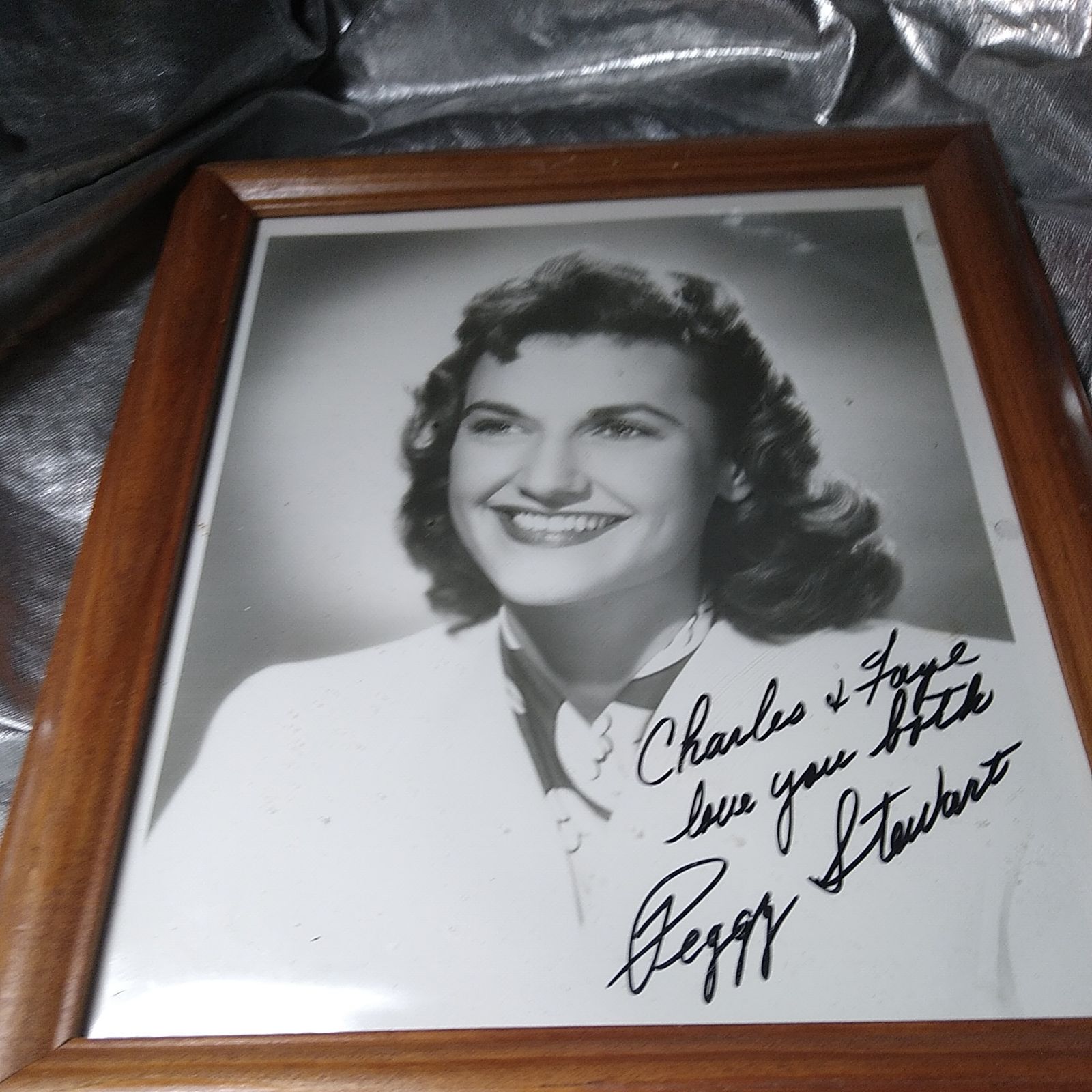 Peggy Stewart autographed pic - signed in person Annual Memphis Film Festival in