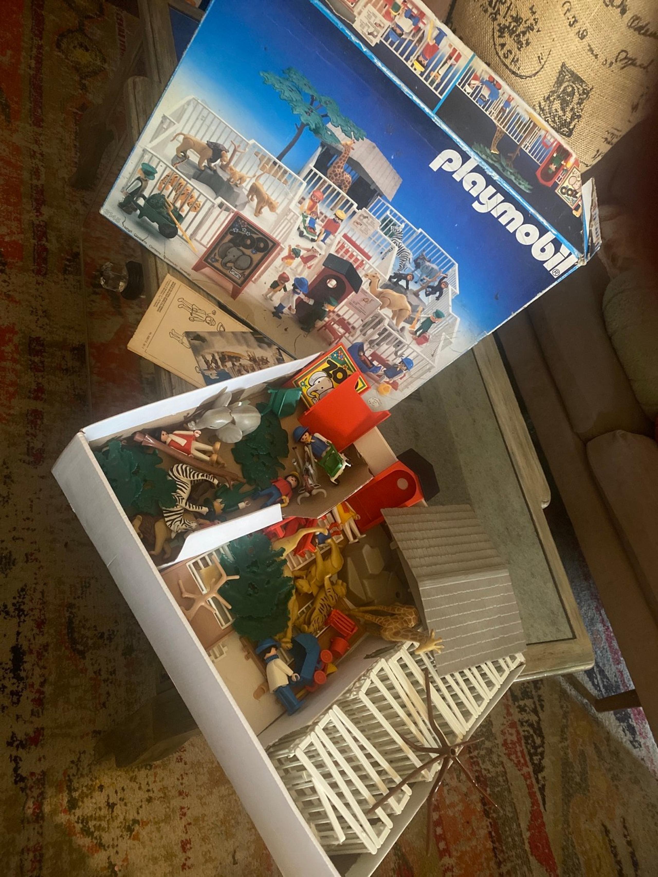 Playmobil vintage 3145 zoo set with box