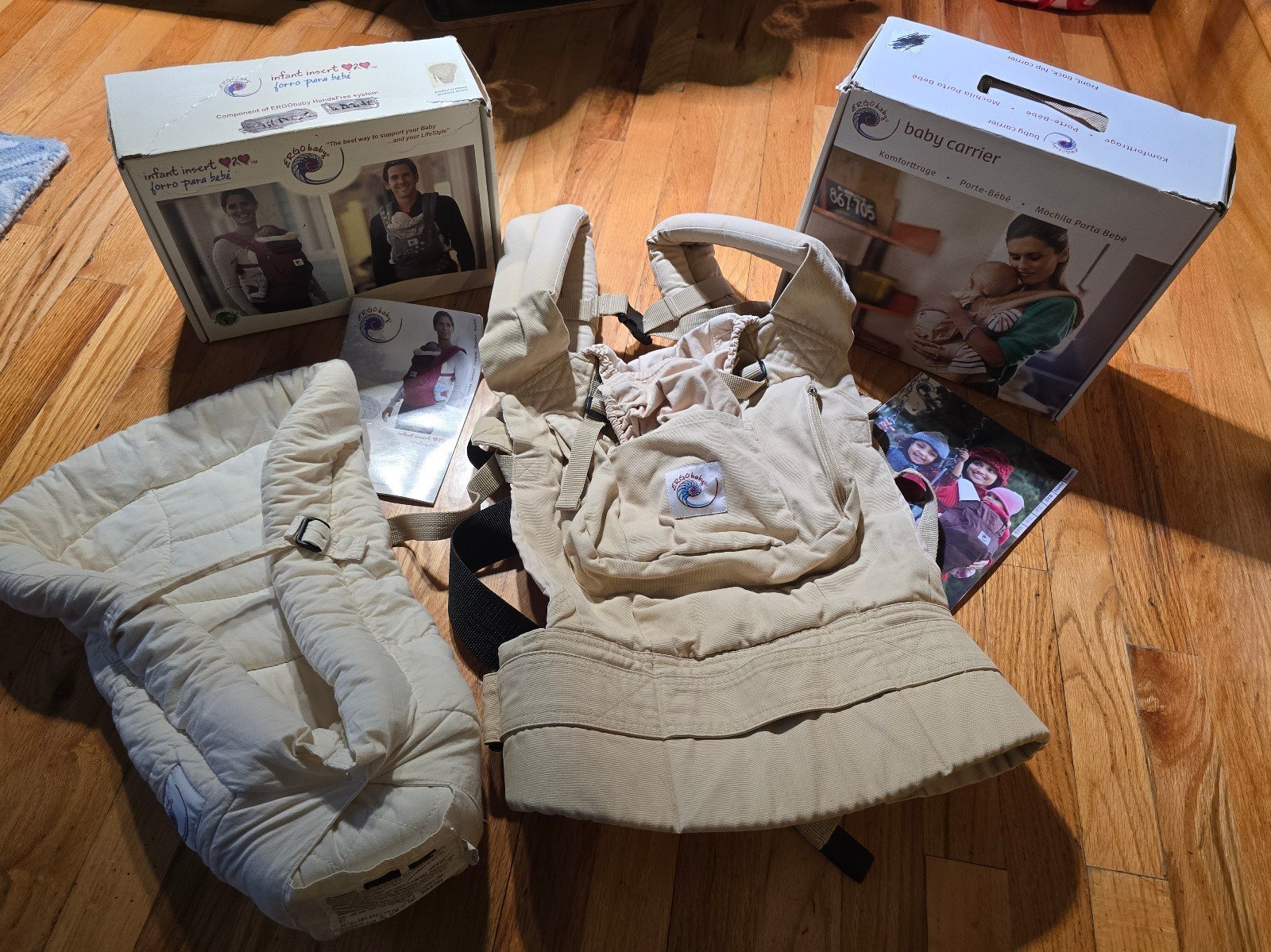 Orginal ERGO Baby carrier with infant insert