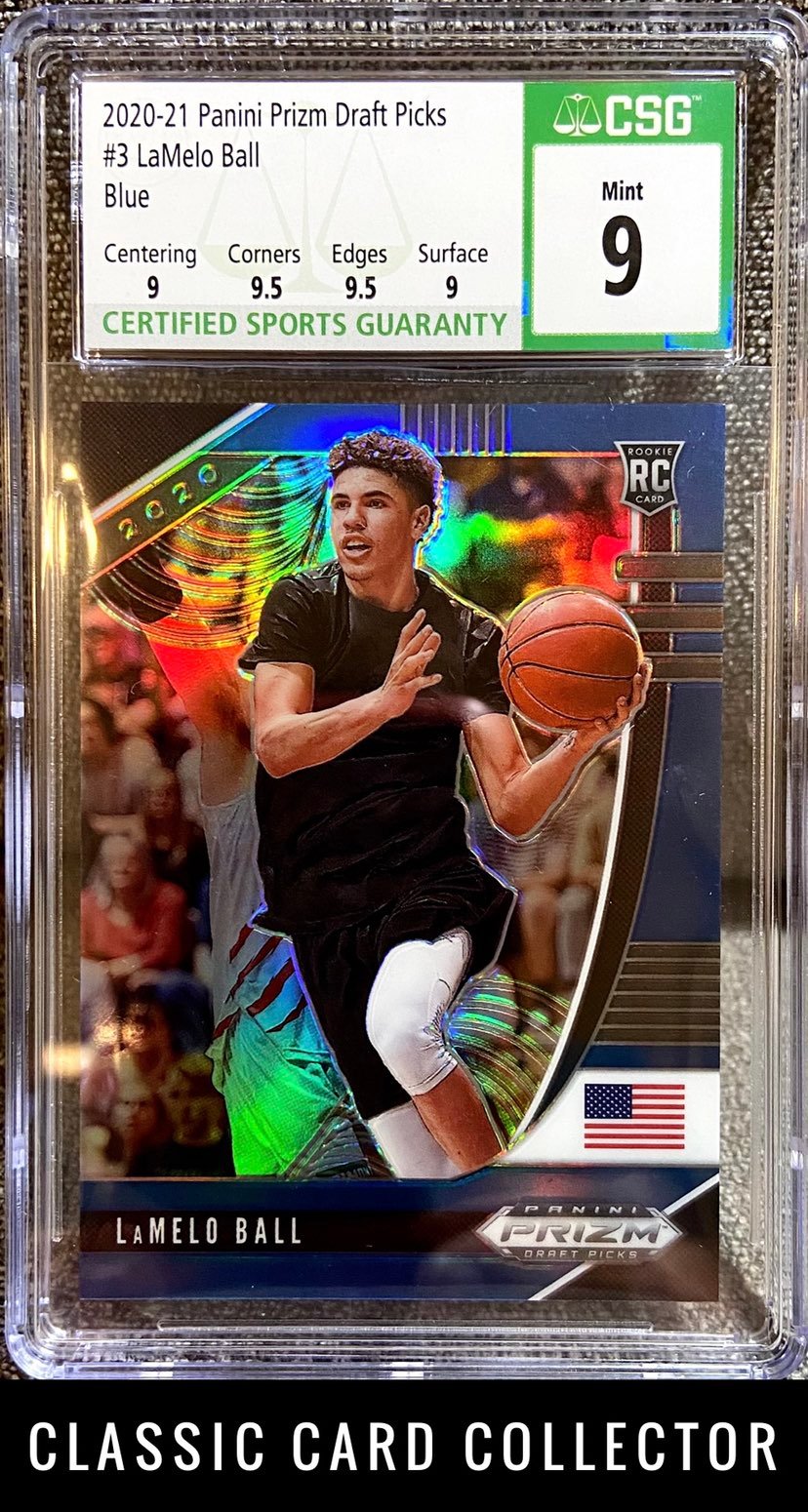 2020 Prizm LaMelo Ball RC Blue /199 CSG