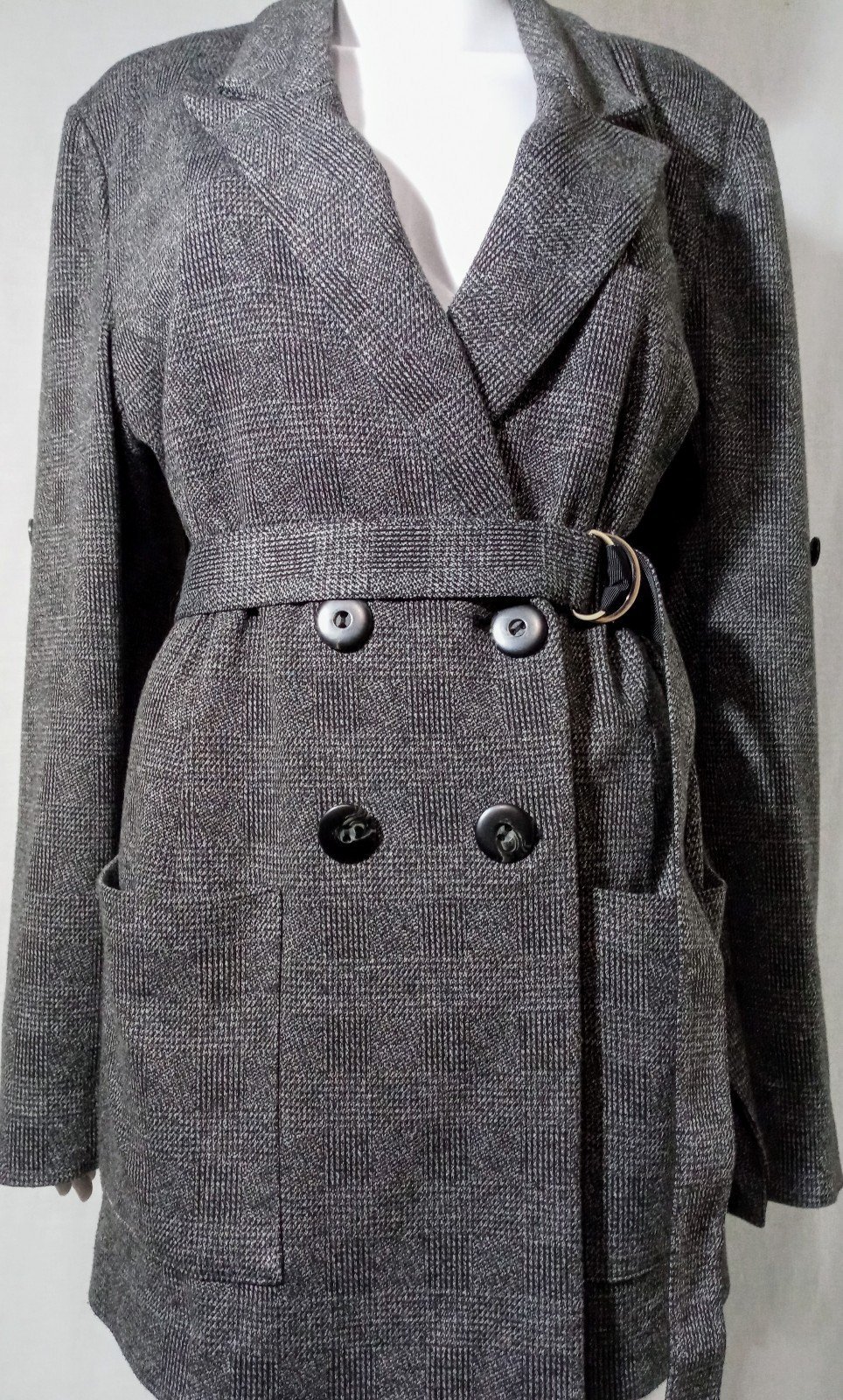 Cabi Double Breasted Knit Blazer