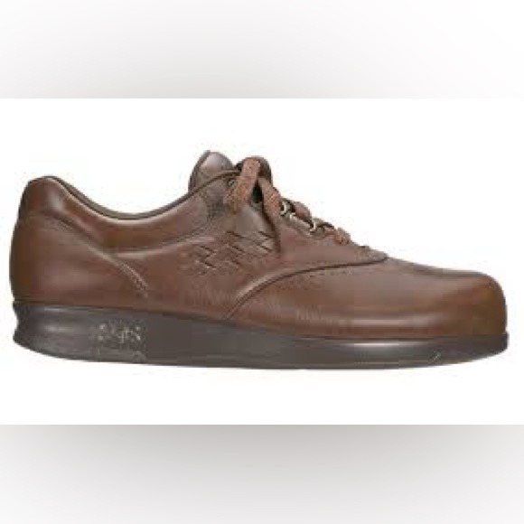 SAS Free Time Walking Shoes brown leather size 9M