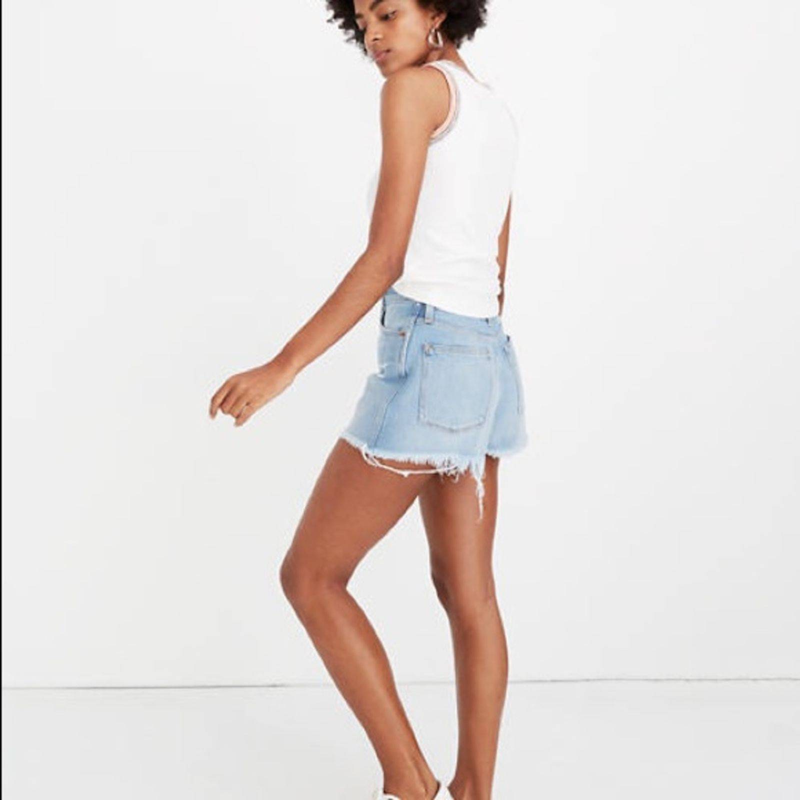 Madewell The Momjean Shorts joslyn wash
