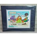 Chad Carpenter Signed Comic Strip Print Clam Diggers Hippy Tie-Dye 14x11 in