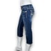NWOT MISS ME Bling Cross Embroidered Capri Jeans Y2k Indie Sleaze Country Capris